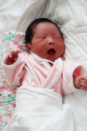 Dudu was born in good health late last year much to the relief of her father Zhao Peng and mother Yu Shan, who carries the rare Rh-negative blood type. Photo: Courtesy of Zhao Peng and Yu Shan 