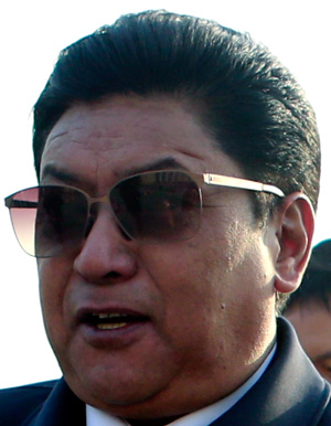 Padma Choling, chairman of the standing committee of the Tibet autonomous regional peoples congress 