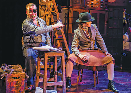 A scene from Ulysses, a UK-China coproduction, was staged in Beijing as part of the 2015 UK-China Year of Cultural Exchange. (Photo provided to China Daily)