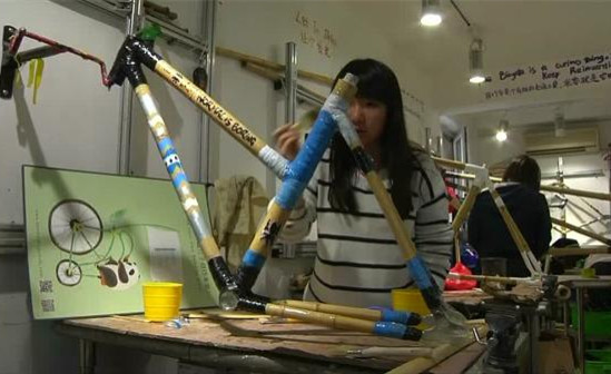 Customers are able to build their own bamboo frame Customers are able to build their own bamboo frame