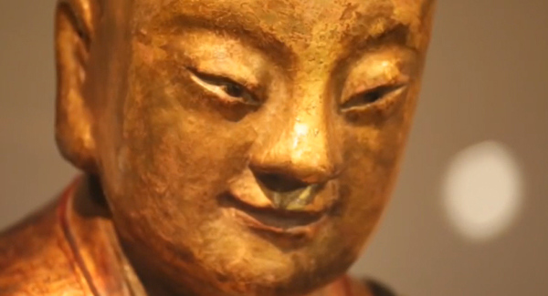 The face of the mummified Buddha. Photo provided to chinadaily.com.cn The face of the mummified Buddha. Photo provided to chinadaily.com.cn