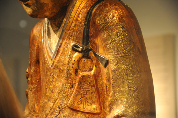 Details of the Buddha. Photo provided to chinadaily.com.cn Details of the Buddha. Photo provided to chinadaily.com.cn