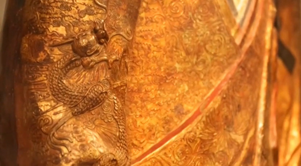 Details of the Buddha. Photo provided to chinadaily.com.cn Details of the Buddha. Photo provided to chinadaily.com.cn