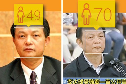 Li Daqiu was the former vice-chair of the Guangxi Provincial People's Political Consultative Conference. The photo on the left shows him at age 49, while his trial photo shows he looked 70 when he was actually 61. (Photo from web) Li Daqiu was the former vice-chair of the Guangxi Provincial People's Political Consultative Conference. The photo on the left shows him at age 49, while his trial photo shows he looked 70 when he was actually 61. (Photo from web)