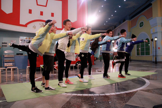 Celebrities from Running Man Season Two (Photo/Xinhua) Celebrities from Running Man Season Two (Photo/Xinhua)