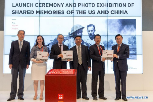 Guests attend the launching ceremony of Shared Memories of the US and China: The Pacific War Against Japanese Aggression during the BookExpo America (BEA) 2015 in New York, the United States, on May 28, 2015. (Xinhua/Li Muzi) Guests attend the launching ceremony of Shared Memories of the US and China: The Pacific War Against Japanese Aggression during the BookExpo America (BEA) 2015 in New York, the United States, on May 28, 2015. (Xinhua/Li Muzi)