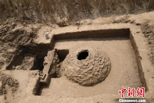 Photo shows the ancient tomb from Northern Song Dynasty discovered in Wuyi county, North China's Hebei province. (Photo/Chinanews.com) Photo shows the ancient tomb from Northern Song Dynasty discovered in Wuyi county, North China's Hebei province. (Photo/Chinanews.com)
