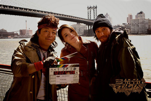 The Ghouls, a big-screen adaptation from a best-selling novel, starring A-listers (from left to right) Huang Bo, Shu Qi and Chen Kun, will premiere later this year. (Photo/China Daily) The Ghouls, a big-screen adaptation from a best-selling novel, starring A-listers (from left to right) Huang Bo, Shu Qi and Chen Kun, will premiere later this year. (Photo/China Daily)