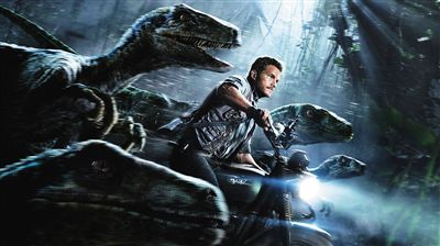 Poster of the film 'Jurassic World.' Poster of the film 'Jurassic World.'