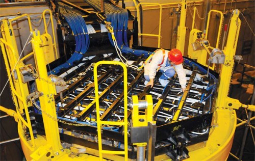 A worker at Guangxi Fangchenggang Nuclear Power Plant, which uses Hualong One technology. Provided to China Daily