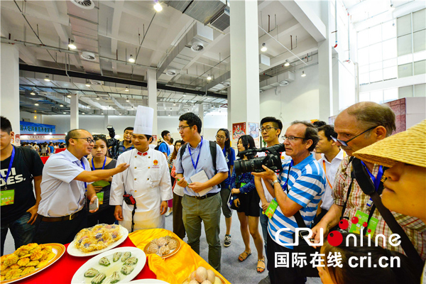 A snack stand at the just-concluded World Potato Congress.(Photo/CRI) A snack stand at the just-concluded World Potato Congress.(Photo/CRI)