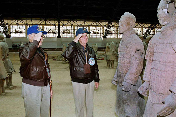 Paul Krof (left) and Mark Mcdonnell, the two Flying Tigers' pilots. Paul Krof (left) and Mark Mcdonnell, the two Flying Tigers' pilots.