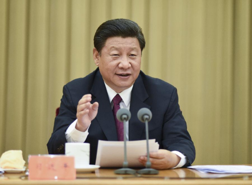 Chinese President Xi Jinping, who is also general secretary of the Communist Party of China (CPC) Central Committee and chairman of the Central Military Commission (CMC), addresses a meeting on the work of southwest China's Tibet Autonomous Region which last from Aug. 24 to 25 in Beijing, capital of China. (Photo: Xinhua/Li Xueren) Chinese President Xi Jinping, who is also general secretary of the Communist Party of China (CPC) Central Committee and chairman of the Central Military Commission (CMC), addresses a meeting on the work of southwest China's Tibet Autonomous Region which last from Aug. 24 to 25 in Beijing, capital of China. (Photo: Xinhua/Li Xueren)