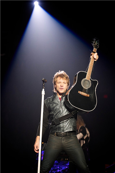 Jon Bon Jovi says his group has been getting to know China. (Photo provided to China Daily) Jon Bon Jovi says his group has been getting to know China. (Photo provided to China Daily)