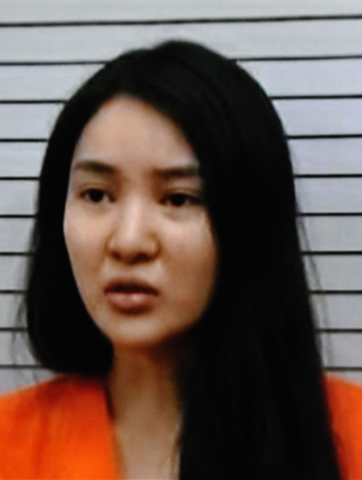 A screenshot from CCTV shows Guo Meimei in custody in Beijing last year. A screenshot from CCTV shows Guo Meimei in custody in Beijing last year.