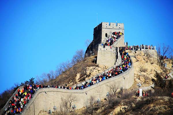 The scenic area of Badaling Great Wall in Beijing in this file photo. (Photo/chinadaily.com.cn) The scenic area of Badaling Great Wall in Beijing in this file photo. (Photo/chinadaily.com.cn)