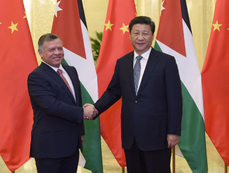 Chinese President Xi Jinping (R) meets with Jordanian King Abdullah II in Beijing, capital of China, Sept. 9, 2015. (Photo: Xinhua/Zhang Duo) Chinese President Xi Jinping (R) meets with Jordanian King Abdullah II in Beijing, capital of China, Sept. 9, 2015. (Photo: Xinhua/Zhang Duo)