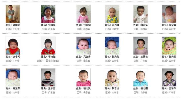 Screen capture of the database.
