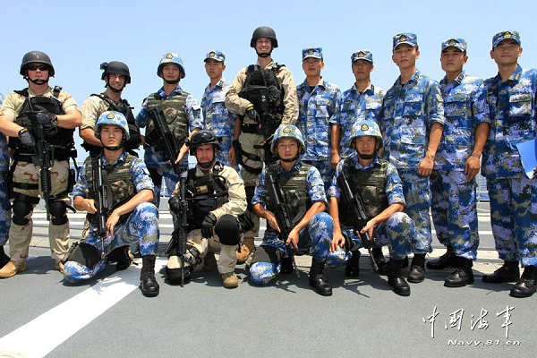 China-U.S. joint military drill. (Photo/Navy.81.cn) China-U.S. joint military drill. (Photo/Navy.81.cn)