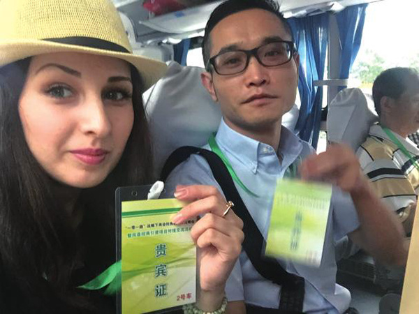 Yuan Chaohui and Anita Jumekenova. (Photo provided to China Daily) Yuan Chaohui and Anita Jumekenova. (Photo provided to China Daily)