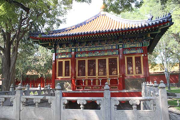 A pavilion in Cining Gong garden in the Palace Museum. (Photo by Wang Kaihao/China Daily) A pavilion in Cining Gong garden in the Palace Museum. (Photo by Wang Kaihao/China Daily)