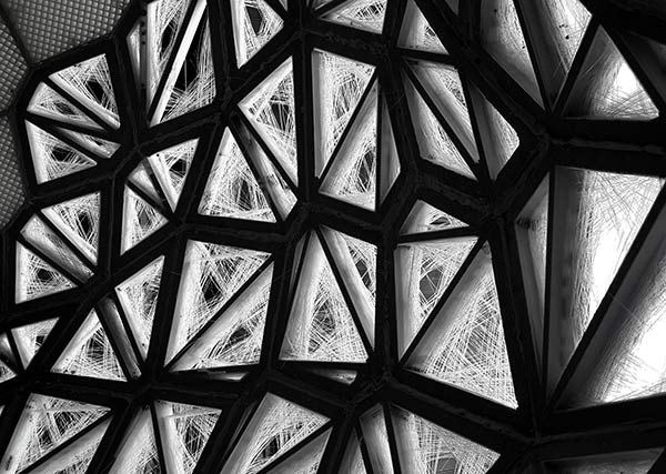 Details of the 3D printed architectural structure VULCAN. (Photo provided to chinadaily.com.cn) Details of the 3D printed architectural structure VULCAN. (Photo provided to chinadaily.com.cn)