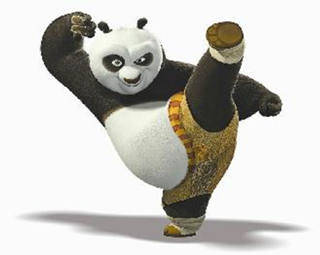 Still from <i>Kung Fu Panda</i>. Still from <i>Kung Fu Panda</i>.