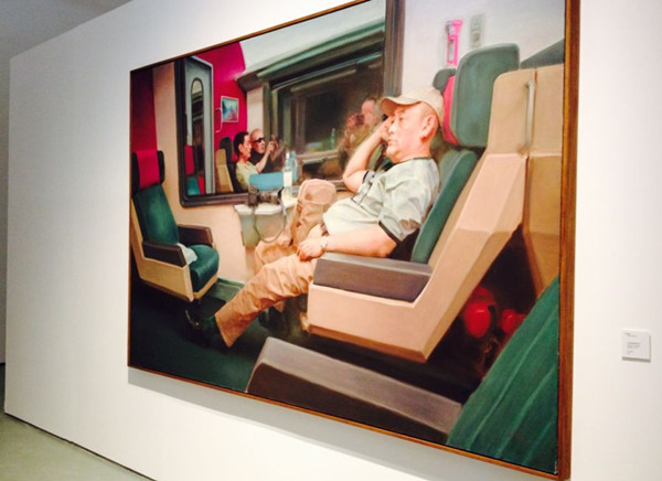 Express to Venice by Pang Maokun. (Photo: ECNS/Qian Ruisha) Express to Venice by Pang Maokun. (Photo: ECNS/Qian Ruisha)