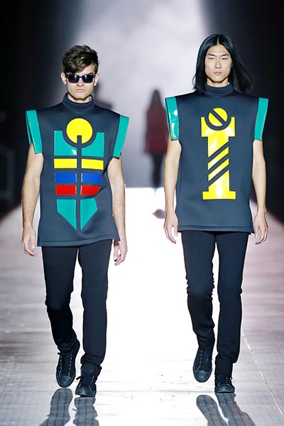 Models present creations by Pierre Cardin. (Photo provided to China Daily) Models present creations by Pierre Cardin. (Photo provided to China Daily)
