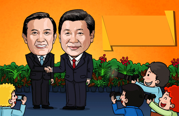 New chapter in history of cross-straits relations. (Photo/CNTV)