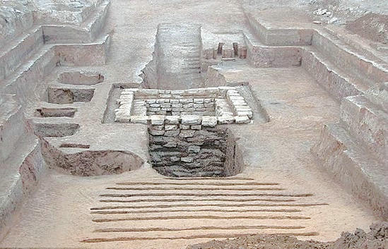 A tomb found by archaeologists which has a history of 2,300 years in Shandong.(File Photo) A tomb found by archaeologists which has a history of 2,300 years in Shandong.(File Photo)