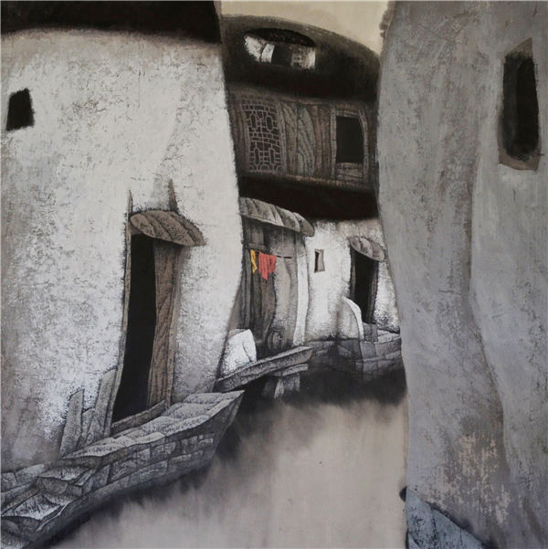 Black and White, a painting by Mu Xun. (Photo provided to China Daily) Black and White, a painting by Mu Xun. (Photo provided to China Daily)