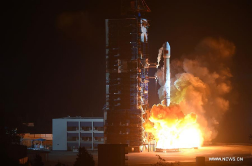 A Long March-3C rocket carrying the ChinaSat 1C satellite blasts off at the Xichang Satellite Launch Center in southwest China's Sichuan Province, Dec. 10, 2015. (Xinhua/Xue Yubin) A Long March-3C rocket carrying the ChinaSat 1C satellite blasts off at the Xichang Satellite Launch Center in southwest China's Sichuan Province, Dec. 10, 2015. (Xinhua/Xue Yubin)