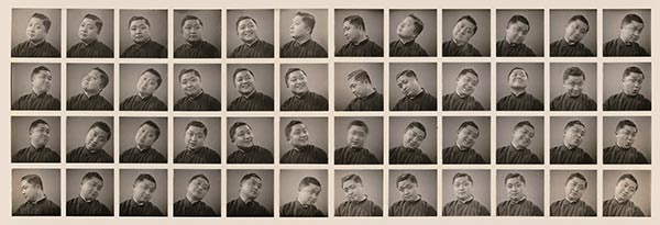 Zhang Guangyu explored with continuous shooting by putting together dozens of his own photos. Taken in the 1930s, the images would be today's selfies. (Photo provided to China Daily) Zhang Guangyu explored with continuous shooting by putting together dozens of his own photos. Taken in the 1930s, the images would be today's selfies. (Photo provided to China Daily)