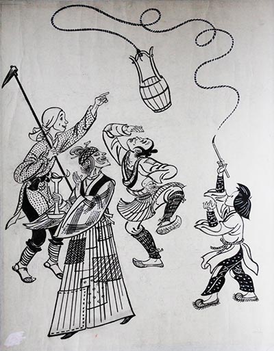 Zhang Guangyu was creative while painting with watercolors, and making illustrations and cartoons, as well as designing animation characters. (Photo provided to China Daily) Zhang Guangyu was creative while painting with watercolors, and making illustrations and cartoons, as well as designing animation characters. (Photo provided to China Daily)