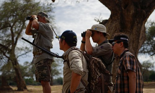 BSR volunteers from China patrol in Mana Pools park. (Photo: Courtesy of BSR) BSR volunteers from China patrol in Mana Pools park. (Photo: Courtesy of BSR)