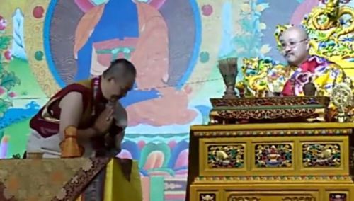 A screengrab from the video 