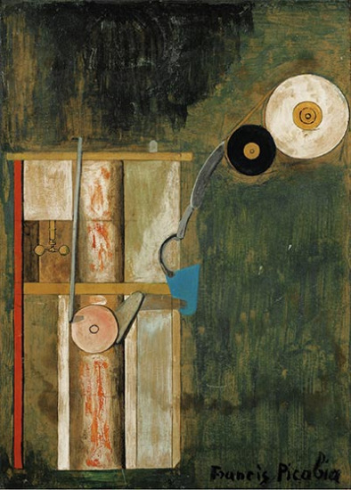 Picabia, Le Ventilateur. (Photo provided to China Daily) Picabia, Le Ventilateur. (Photo provided to China Daily)
