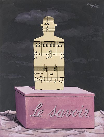 Magritte, L'usage de la parole. (Photo provided to China Daily) Magritte, L'usage de la parole. (Photo provided to China Daily)