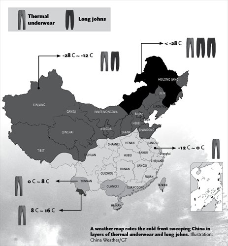 Illustration: China Weather/GT Illustration: China Weather/GT