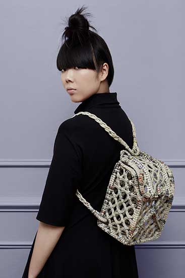 Fashion blogger Susie Bubble displays a creation by the YES award-winning designers. (Photo provided to China Daily) Fashion blogger Susie Bubble displays a creation by the YES award-winning designers. (Photo provided to China Daily)
