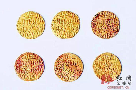 Six ancient gold coins.(Photo/Cdrednet.cn) Six ancient gold coins.(Photo/Cdrednet.cn)