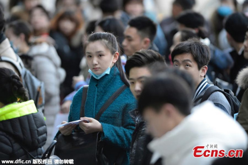 Students prepare to sit entrance exams at the Beijing Film Academy in Beijing, Feb. 15, 2016. The prestigious acting school, regarded by many as the road to fame, plans to offer 10 bachelor’s degree programs and enroll 437 students this year, a decrease of 52 students than last year, but the number of applicants has increased dramatically. (Photo/IC) Students prepare to sit entrance exams at the Beijing Film Academy in Beijing, Feb. 15, 2016. The prestigious acting school, regarded by many as the road to fame, plans to offer 10 bachelor’s degree programs and enroll 437 students this year, a decrease of 52 students than last year, but the number of applicants has increased dramatically. (Photo/IC)