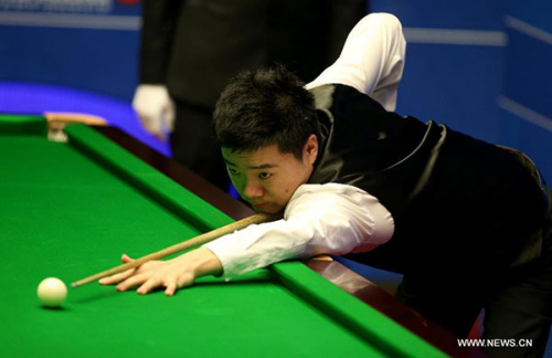 file photo of Ding Junhui. (Photo/Xinhua) file photo of Ding Junhui. (Photo/Xinhua)