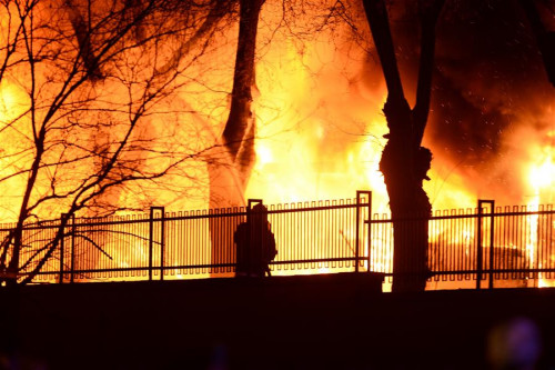 Flames are seen near the site of an explosion in downtown Ankara, Turkey, Feb. 17, 2016. At least 28 people were killed and 61 others wounded in a car bomb attack targeting the Turkish military in the capital Ankara on Wednesday, the Ankara governor said. (Xinhua/Mustafa Kaya) Flames are seen near the site of an explosion in downtown Ankara, Turkey, Feb. 17, 2016. At least 28 people were killed and 61 others wounded in a car bomb attack targeting the Turkish military in the capital Ankara on Wednesday, the Ankara governor said. (Xinhua/Mustafa Kaya)