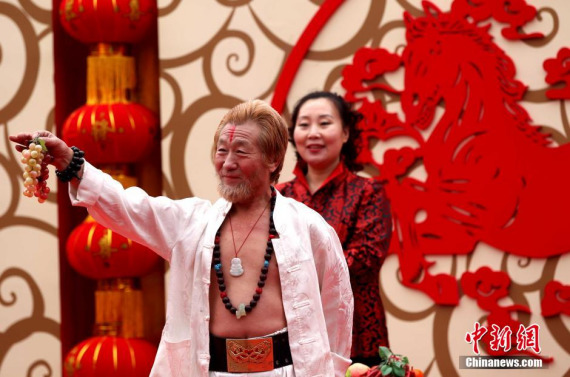 Beijing culture was highlighted at the Changdian Temple Fair in 2014. (Photo: China News Service) Beijing culture was highlighted at the Changdian Temple Fair in 2014. (Photo: China News Service)