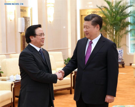 Chinese President Xi Jinping (R), who is also general secretary of the Communist Party of China (CPC) Central Committee, meets with Communist Party of Vietnam (CPV) international department chief Hoang Binh Quan, the special envoy of Vietnam's communist party chief Nguyen Phu Trong, in Beijing, capital of China, Feb. 29, 2016. (Photo: Xinhua/Pang Xinglei) Chinese President Xi Jinping (R), who is also general secretary of the Communist Party of China (CPC) Central Committee, meets with Communist Party of Vietnam (CPV) international department chief Hoang Binh Quan, the special envoy of Vietnam's communist party chief Nguyen Phu Trong, in Beijing, capital of China, Feb. 29, 2016. (Photo: Xinhua/Pang Xinglei)