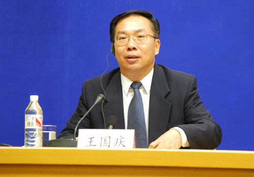 Wang Guoqing, new spokesman of China's top meeting of political advisors. (Photo/Xinhua) Wang Guoqing, new spokesman of China's top meeting of political advisors. (Photo/Xinhua)