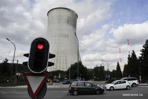 hoto taken on Aug. 22, 2012 shows Tihange nuclear plant, 90 kilometers southeast of Brussels, Belgium. Staff not essential of nuclear plants in Doel and Tihange of Belgium have been sent home by the request of Belgian government as a precautionary measure after the terror threat level across the country was increased to the maximum level 4 on Tuesday morning. (Xinhua/Ye Pingfan) hoto taken on Aug. 22, 2012 shows Tihange nuclear plant, 90 kilometers southeast of Brussels, Belgium. Staff not essential of nuclear plants in Doel and Tihange of Belgium have been sent home by the request of Belgian government as a precautionary measure after the terror threat level across the country was increased to the maximum level 4 on Tuesday morning. (Xinhua/Ye Pingfan)