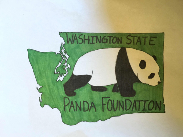 Logo designed by Annika Carlson from Carthcart Elementary School in Snohomish, WA. (Photo provided for chinadaily.com.cn) Logo designed by Annika Carlson from Carthcart Elementary School in Snohomish, WA. (Photo provided for chinadaily.com.cn)